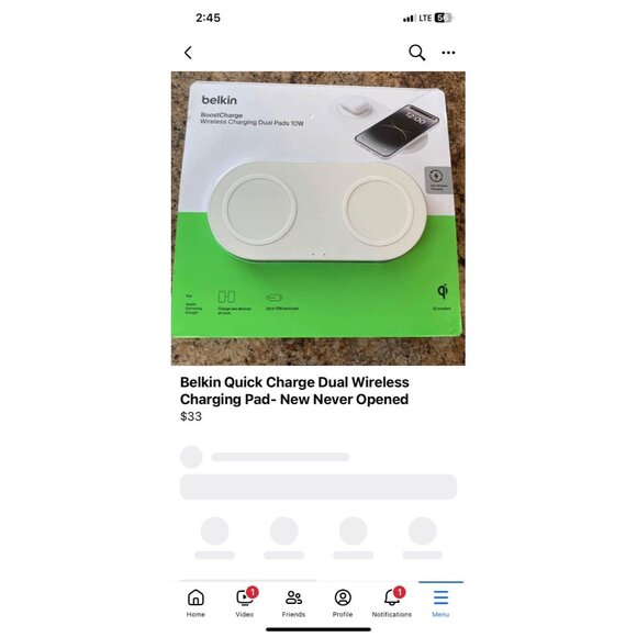 Belkin Quick Charge Dual Wireless Charging Pad